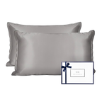 Pure Silk Pillowcase - Shadow (Couple Set)