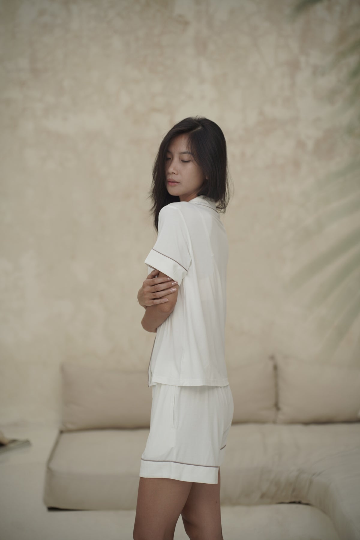 Signature Cooling PJ Set - Ivory