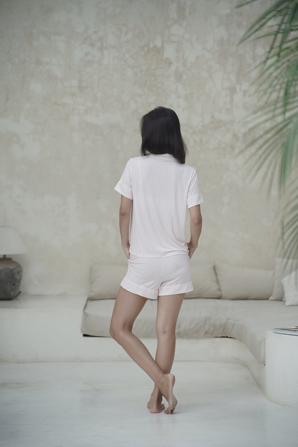 Hush Striped PJ Set - Blush
