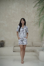 Garden Toile PJ Set - Slate