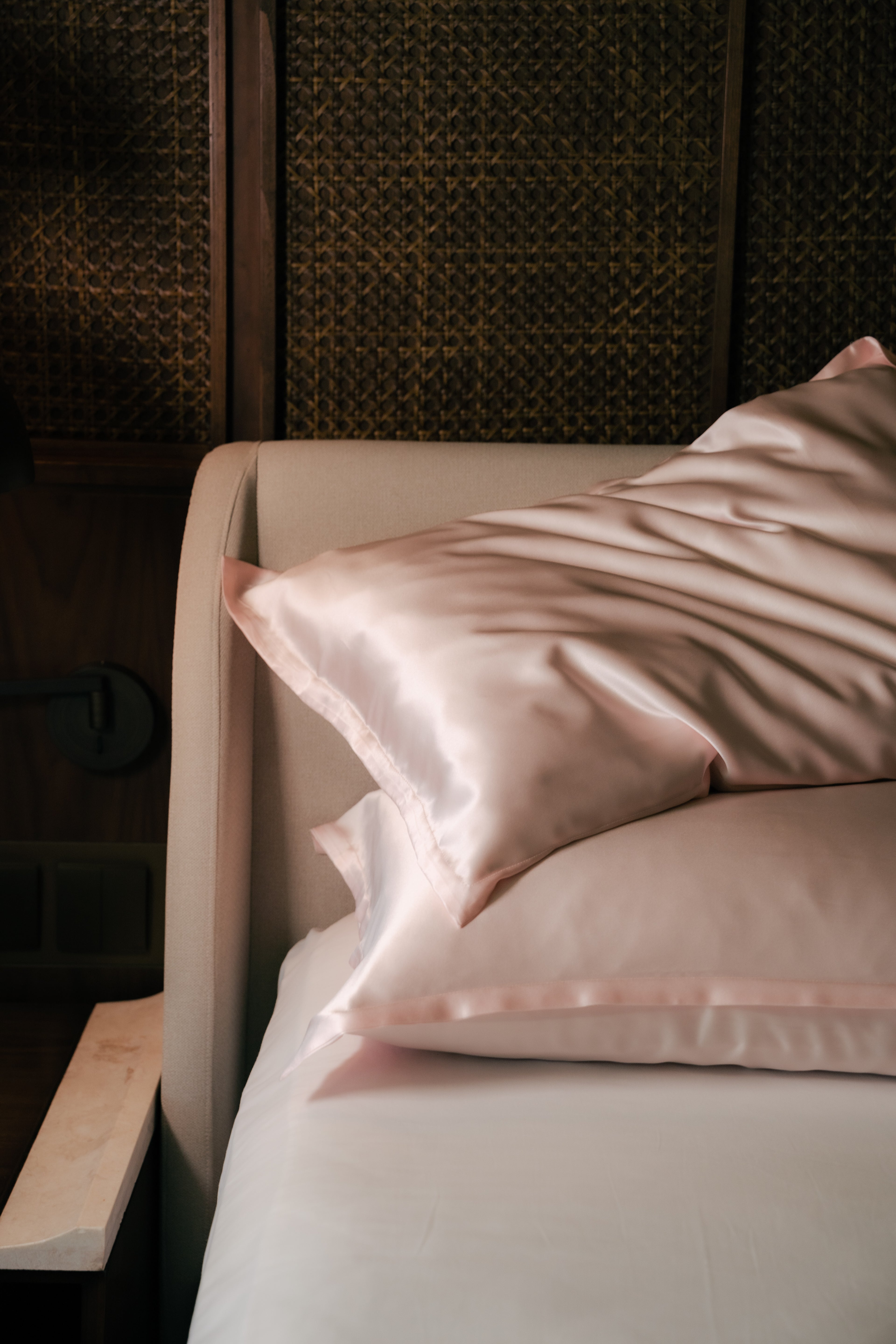 Pure Silk Pillowcase - Blush